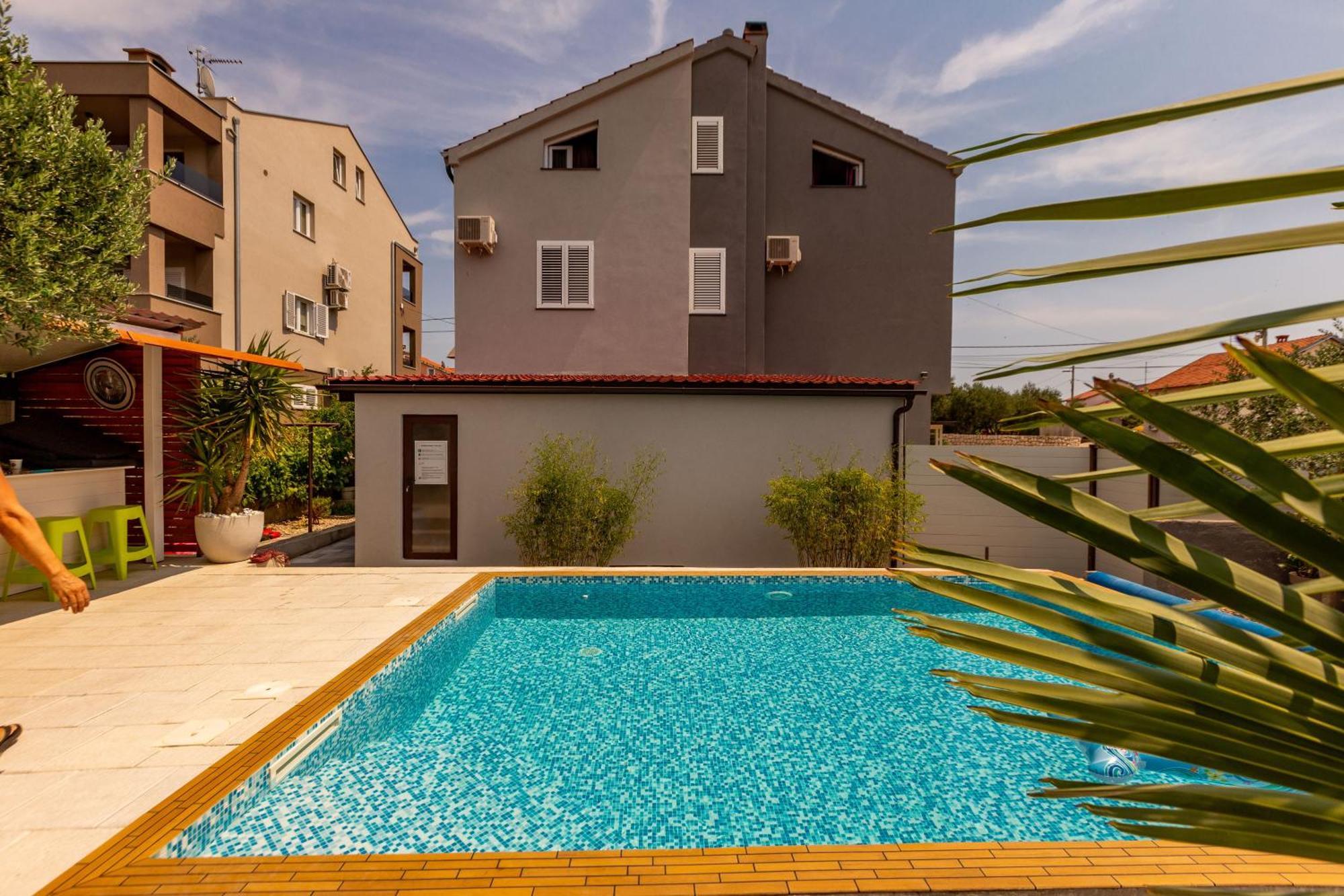 Katina Apartment With Private Pool Zadar Exterior foto